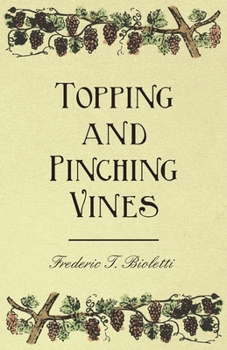 Paperback Topping and Pinching Vines Book