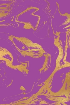 Paperback Rainbow and Gold Marble Composition Notebook - Small Ruled Notebook - 6x9 Lined Notebook (Softcover Journal / Notebook / Diary) Book