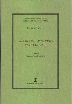 Hardcover Sermo de Mysterio Eucharistie [Italian] Book