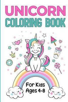 Paperback Unicorn Coloring Book: For Kids Book