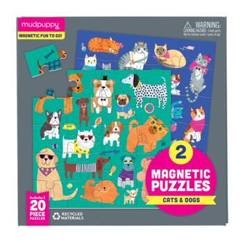 Misc. Cats & Dogs Magnetic Puzzles Book