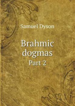 Paperback Brahmic dogmas Part 2 Book