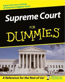 Paperback Supreme Court for Dummies Book