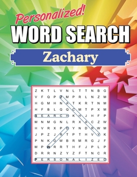 Zachary Word Search: Large Print Word Find Puzzles