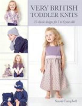 Paperback Very British Toddler Knits Book