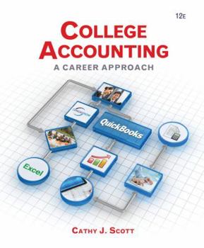 Hardcover College Accounting: A Career Approach (with QuickBooks Accountant 2015 CD-Rom) Book