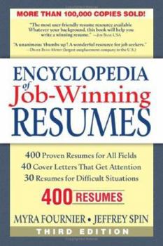 Paperback Encyclopedia of Job Winning Resumes, Third Edition Book