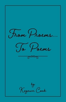 Paperback From Proems....To Poems Book