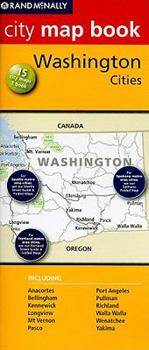 Paperback Rand McNally City Map Book: Washington Cities Book