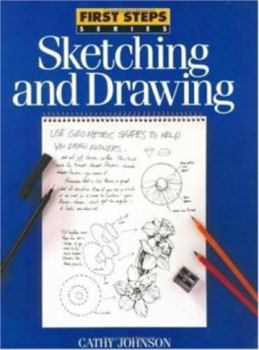 Paperback First Steps Sketching and Drawing Book