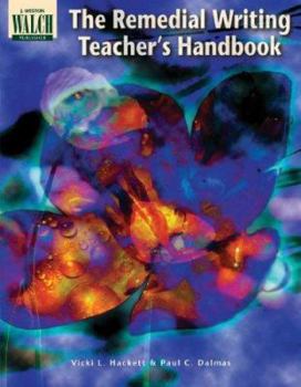 Paperback The Remedial Writing Teacher's Handbook Book