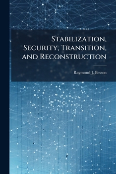 Paperback Stabilization, Security, Transition, and Reconstruction Book