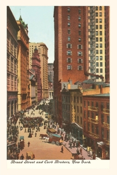 Paperback Vintage Journal Broad Street, Curb Brokers, New York City Book