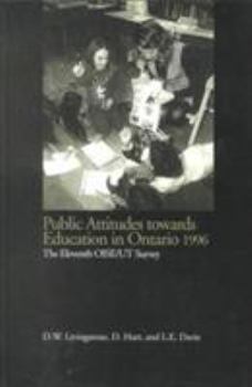 Paperback Public Attitudes Towards Education in on: The Eleventh Oise Survey Book