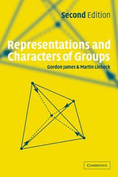 Hardcover Representations and Characters of Groups Book