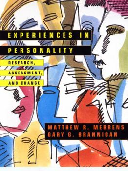 Paperback Experiences in Personality: Research, Assessment, and Change Book