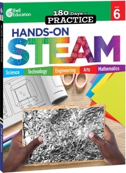 Paperback 180 Days(tm) Hands-On Steam for Grade 6: Practice, Assess, Diagnose Book