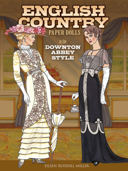 Paperback English Country Paper Dolls: In the Downton Abbey Style Book