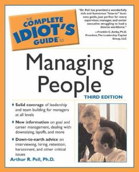 Paperback The Complete Idiot's Guide to Managing People Book