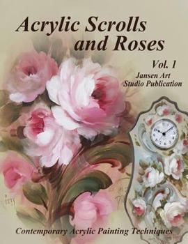 Paperback Acrylic Scrolls and Roses: Volume 1 Book