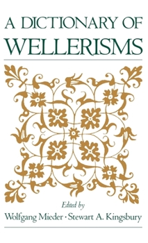 Hardcover A Dictionary of Wellerisms Book