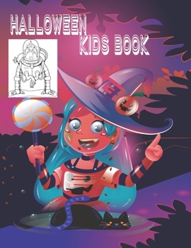 Paperback Halloween Kids Book: Halloween Coloring Book for Baby Book