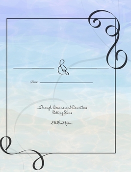 Hardcover Beach Wedding Guest Book - Simple Decorative Beach Cover: Beach Weddings Book