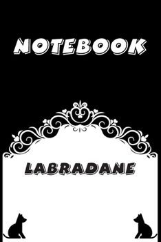 Paperback Labradane Notebook: Black and White notebook, Decorative Journal for Labradane Lover: Notebook /Journal Gift, Black and White,100 pages, 6 Book