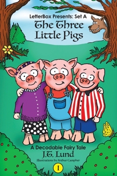 Paperback The Three Little Pigs: A Decodable Fairy Tale Book
