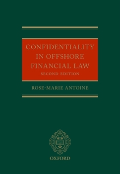 Hardcover Confidentiality in Offshore Financial Law Book