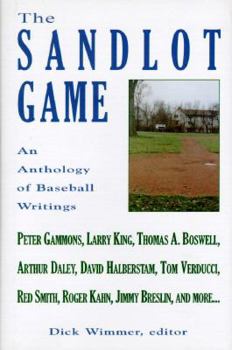 Hardcover The Sandlot Game: An Anthology of Baseball Writings Book