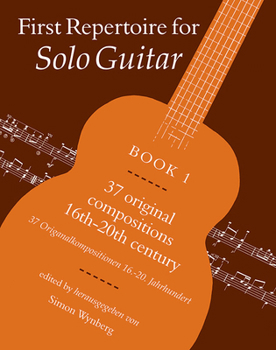 Paperback First Repertoire for Solo Guitar, Bk 1 Book