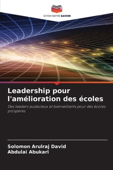 Paperback Leadership pour l'amélioration des écoles [French] Book