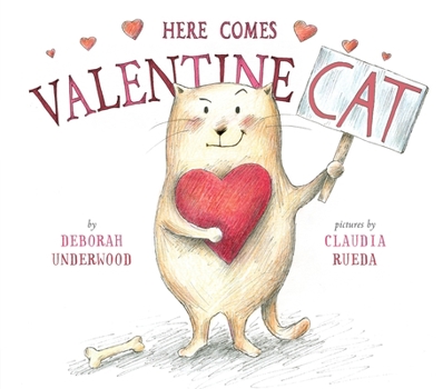 Hardcover Here Comes Valentine Cat Book