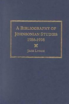 Hardcover A Bibliography of Johnsonian Studies, 1986-1998 (Ams Studies in the Eighteenth Century) Book