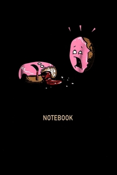 Notebook: Funny Woot Donut Panic  Notebookjournal college ruled for Doughnut Lovers | Food Pun | Gift for Sprinkled Donuts & Cupcakes Girls | 100 Ruled Lined Pages (6x9 inches)