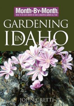 Paperback Month-By-Month Gardening in Idaho Book
