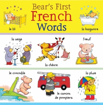 Hardcover Bear's First French Words Book