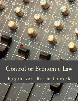 Paperback Control or Economic Law (Large Print Edition) [Large Print] Book