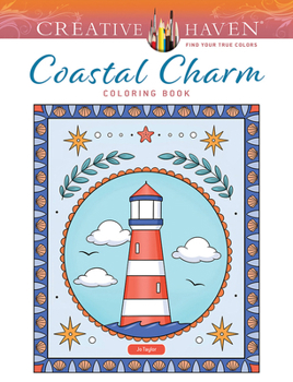 Paperback Creative Haven Coastal Charm Coloring Book