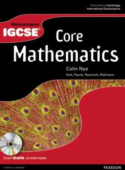 Hardcover Heinemann Igcse Core Mathematics Student Book with Exam Café CD Book