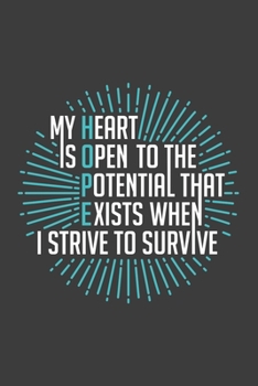 Writing About My Health Journey with Dysautonomia: College Ruled Notebook (Hope Sunburst Cover)