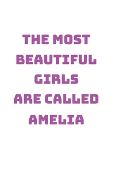 Amelia Girl Woman Notebook: Graph Paper Journal 6x9 - 120 Pages