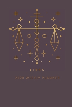 Libra 2020 Weekly Planner (Burgundy)