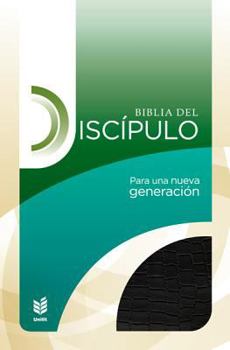 Hardcover Biblia del Discipulo Piel ESP. Negra: Disciple Bible Bonded Leather Black [Spanish] Book