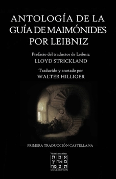 Paperback Antología de la Guía de Maimónides por Leibniz [Spanish] Book