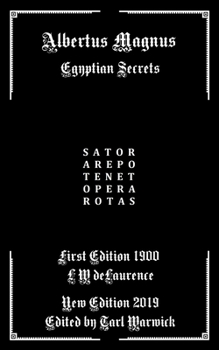 Paperback Albertus Magnus: Egyptian Secrets Book