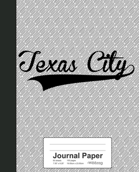Paperback Journal Paper: TEXAS CITY Notebook Book