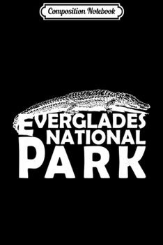 Composition Notebook: Everglades Florida National Park Alligator Vintage Souvenir Premium  Journal/Notebook Blank Lined Ruled 6x9 100 Pages