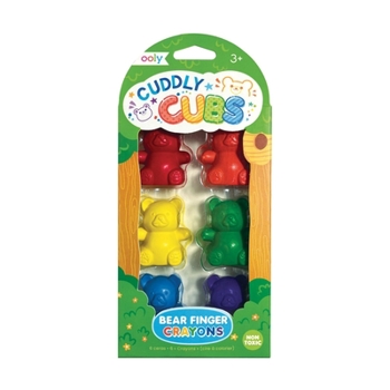 Misc. Cuddly Cubs Bear Finger Crayons - Set of 6 [Multiple Languages] Book